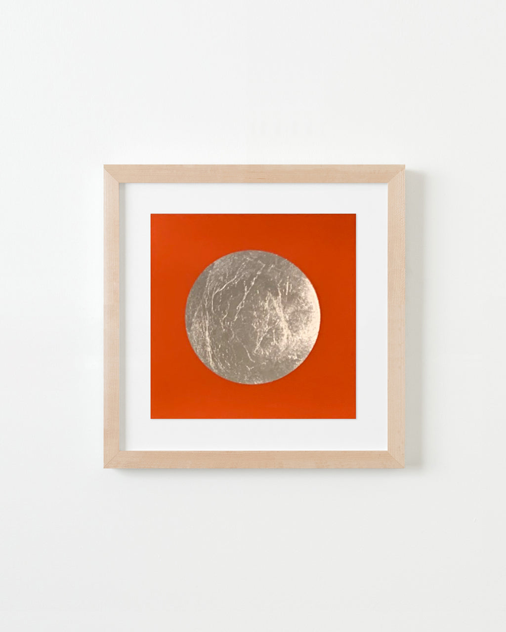Print by Chad Kouri titled "Reflection Pool Orange (10x10 print)" - 4.