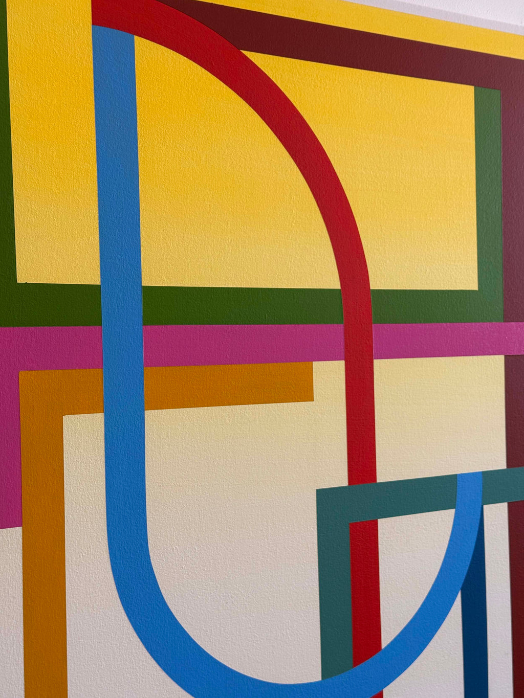 Painting by Christian Nguyen titled "Byrd in Paradise" - 5.