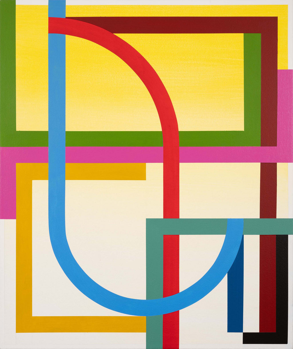 Painting by Christian Nguyen titled "Byrd in Paradise" - 2.