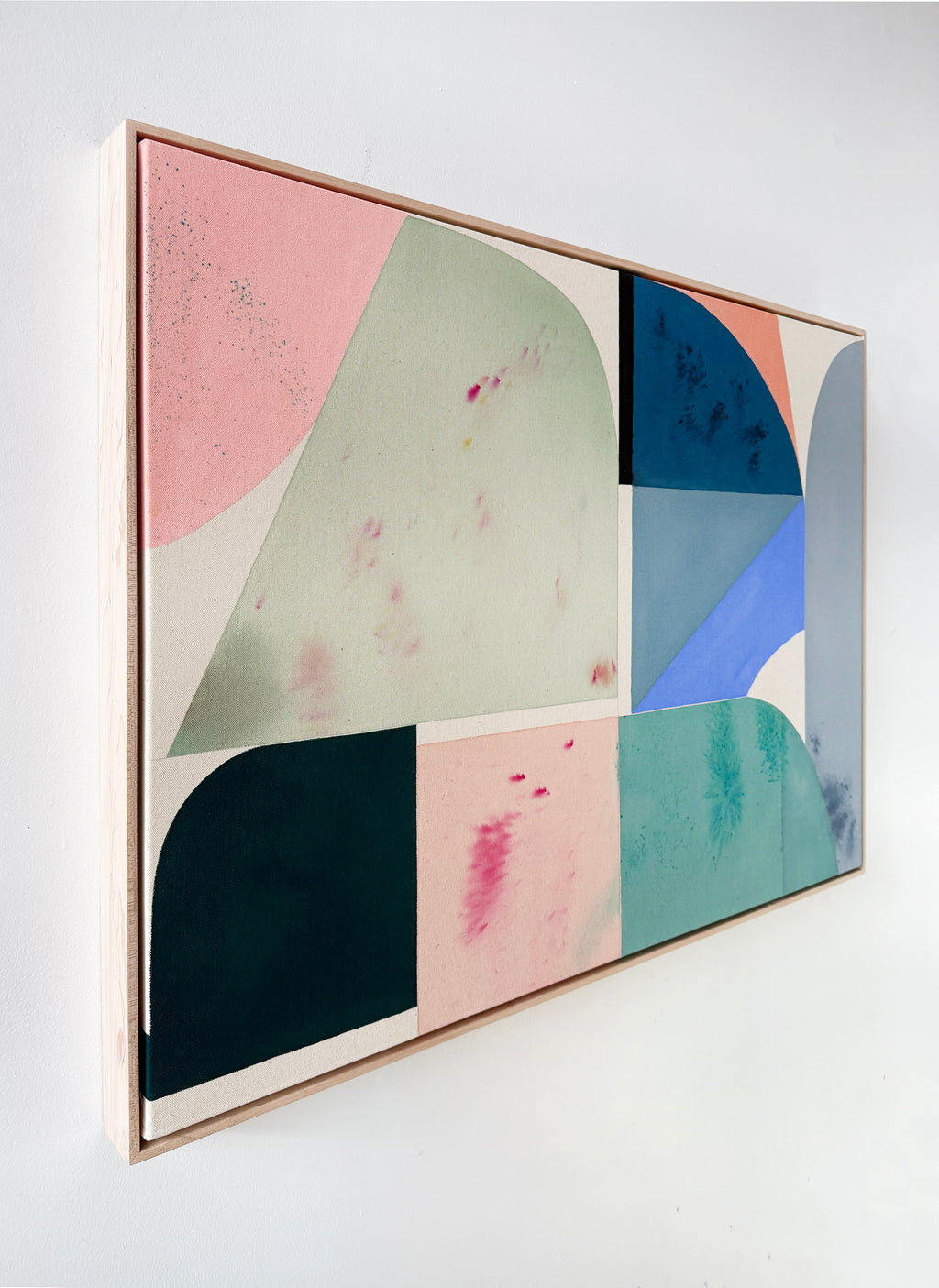 Painting by Christina Flowers titled "Collected No1" - 3.