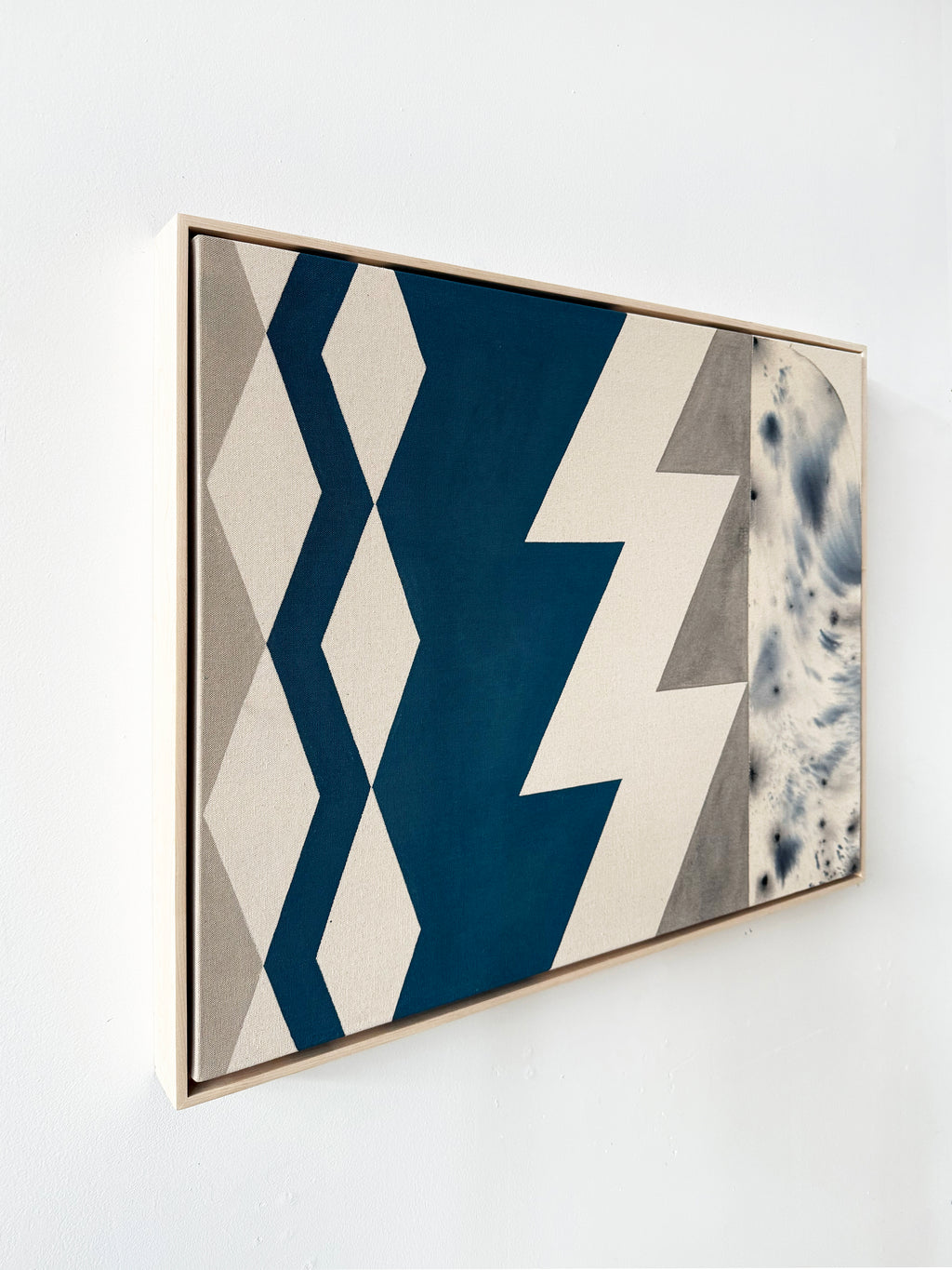 Painting by Christina Flowers titled "Collected No3" - 3.