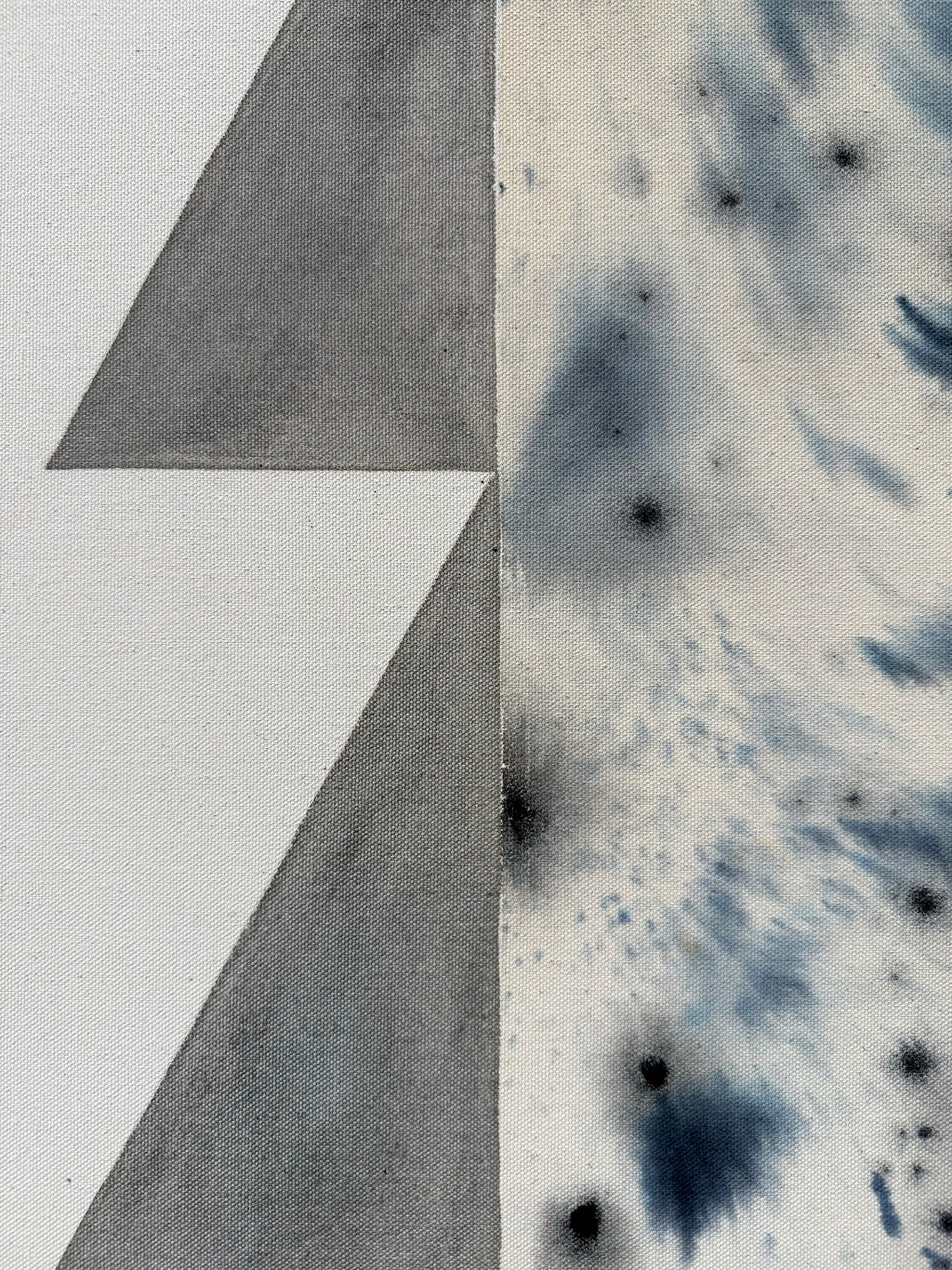 Painting by Christina Flowers titled "Collected No3" - 4.