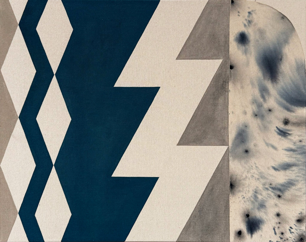 Painting by Christina Flowers titled "Collected No3" - 2.