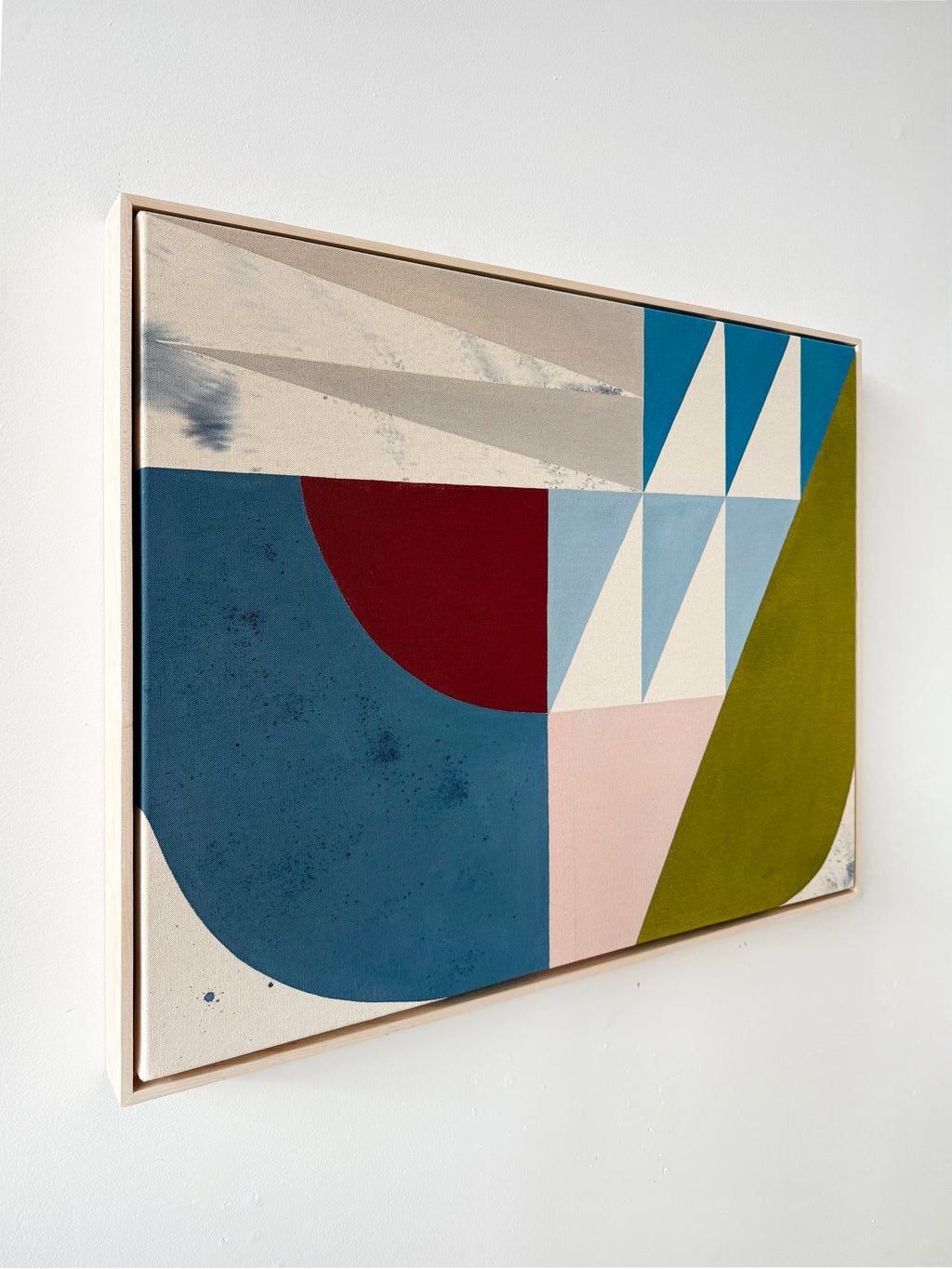 Painting by Christina Flowers titled "Collected No4" - 3.