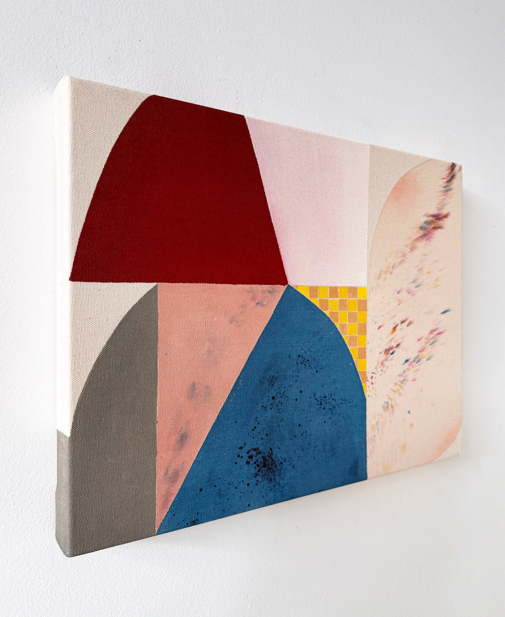 Painting by Christina Flowers titled "Collected No6" - 3.