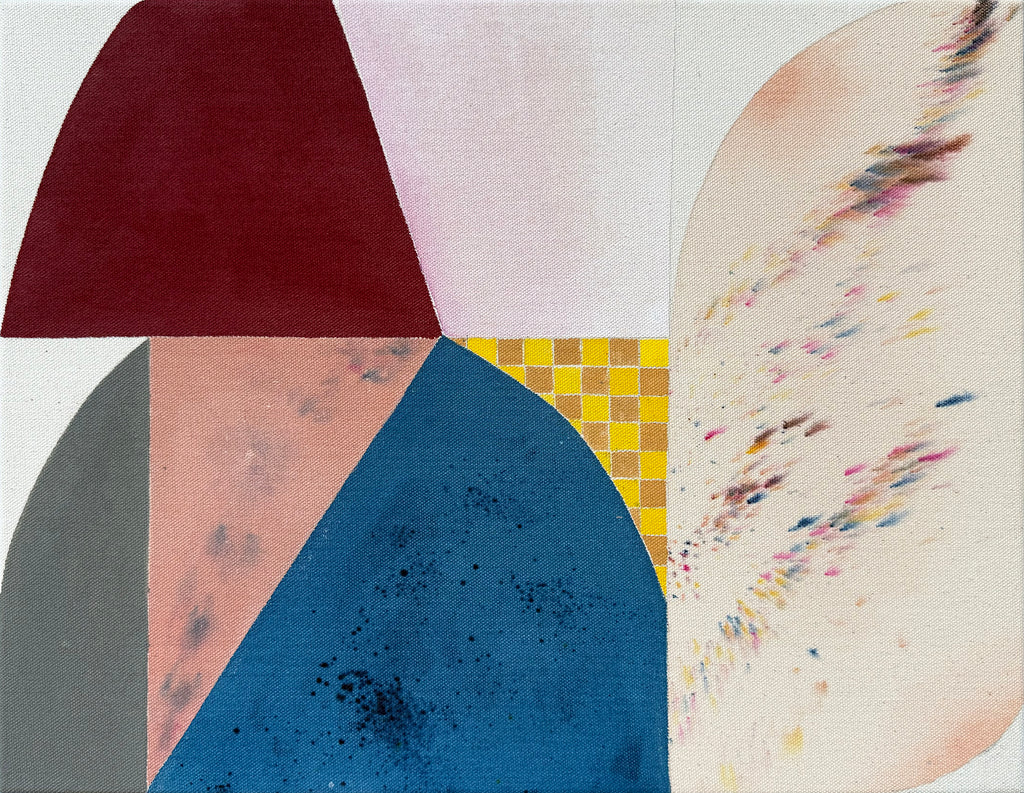 Painting by Christina Flowers titled "Collected No6" - 2.