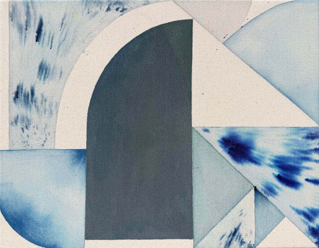 Painting by Christina Flowers titled "Collected No7" - 2.