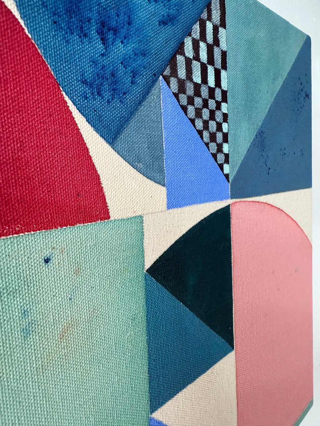 Painting by Christina Flowers titled "Collected No8" - 3.