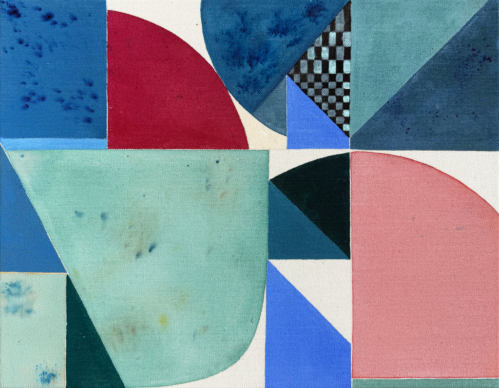 Painting by Christina Flowers titled "Collected No8" - 2.