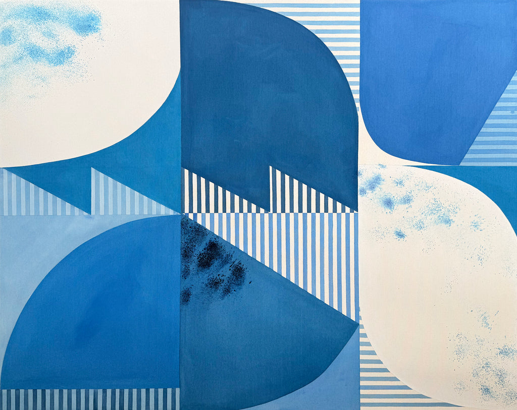 Painting by Christina Flowers titled "Côte d’Azur" - 2.
