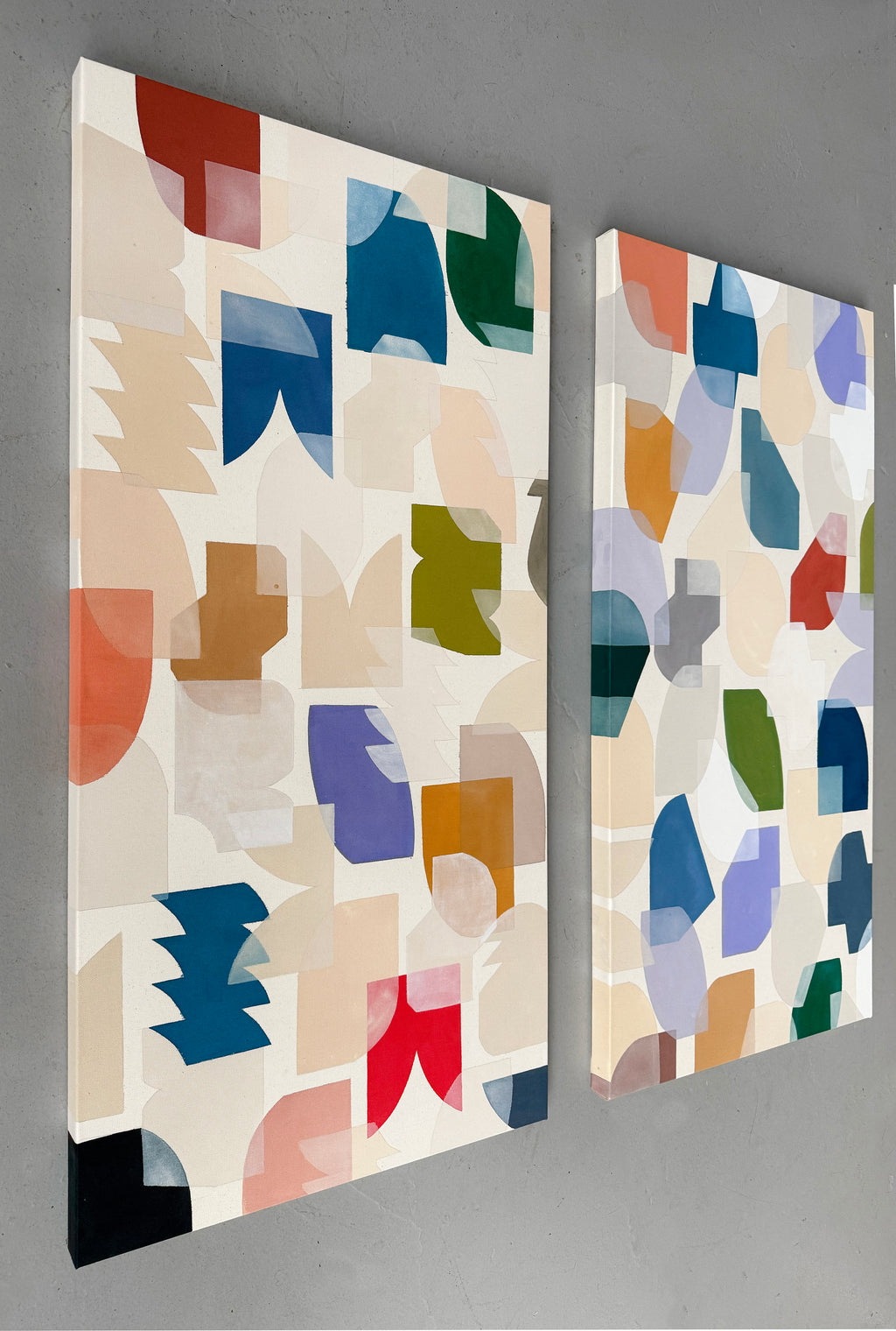 Painting by Christina Flowers titled "Discourse no3" - 6.