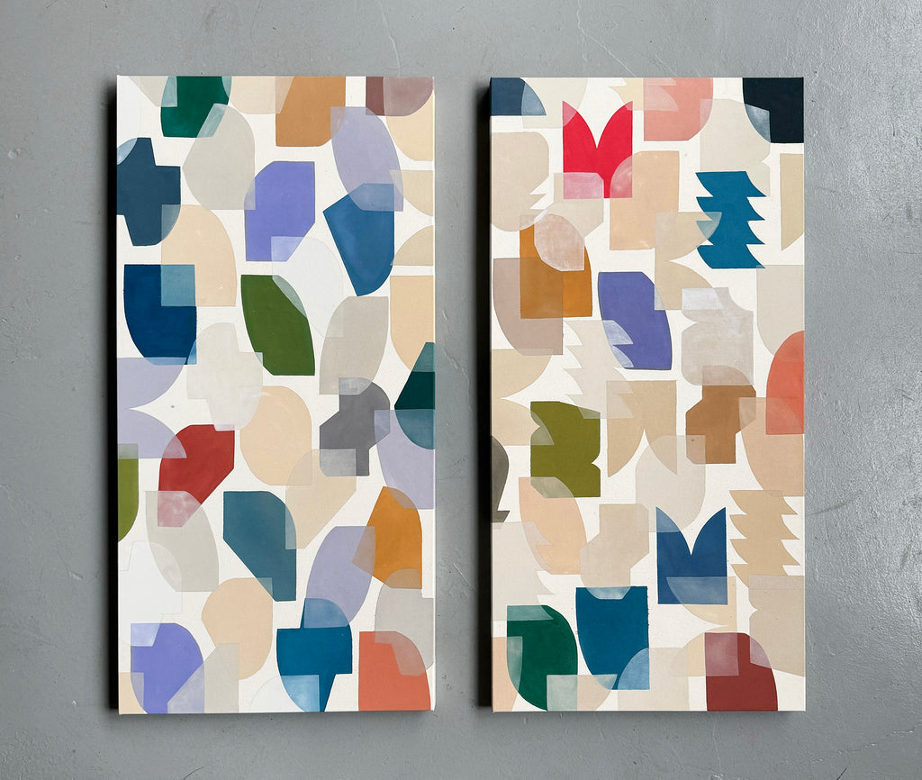 Painting by Christina Flowers titled "Discourse no3" - 7.