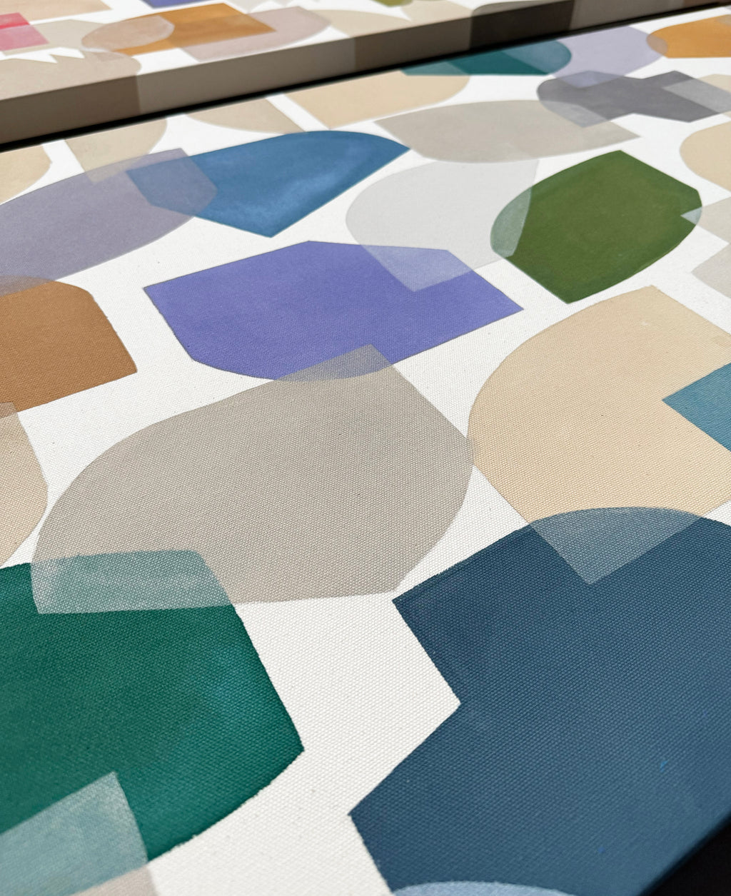 Painting by Christina Flowers titled "Discourse no3" - 3.