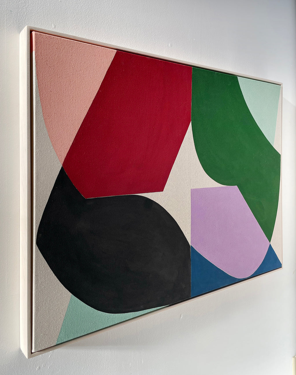 Painting by Christina Flowers titled "Interplay" - 4.