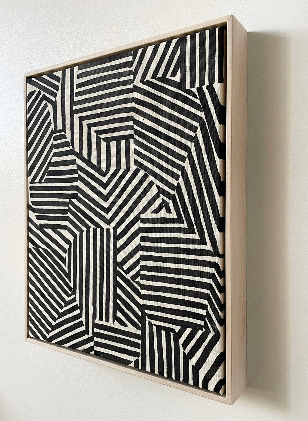 Painting by Christina Flowers titled "Narrative" - 3.