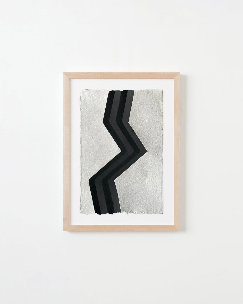 Painting by Christina Flowers titled "Shadow and Light - Bl1" - 4.