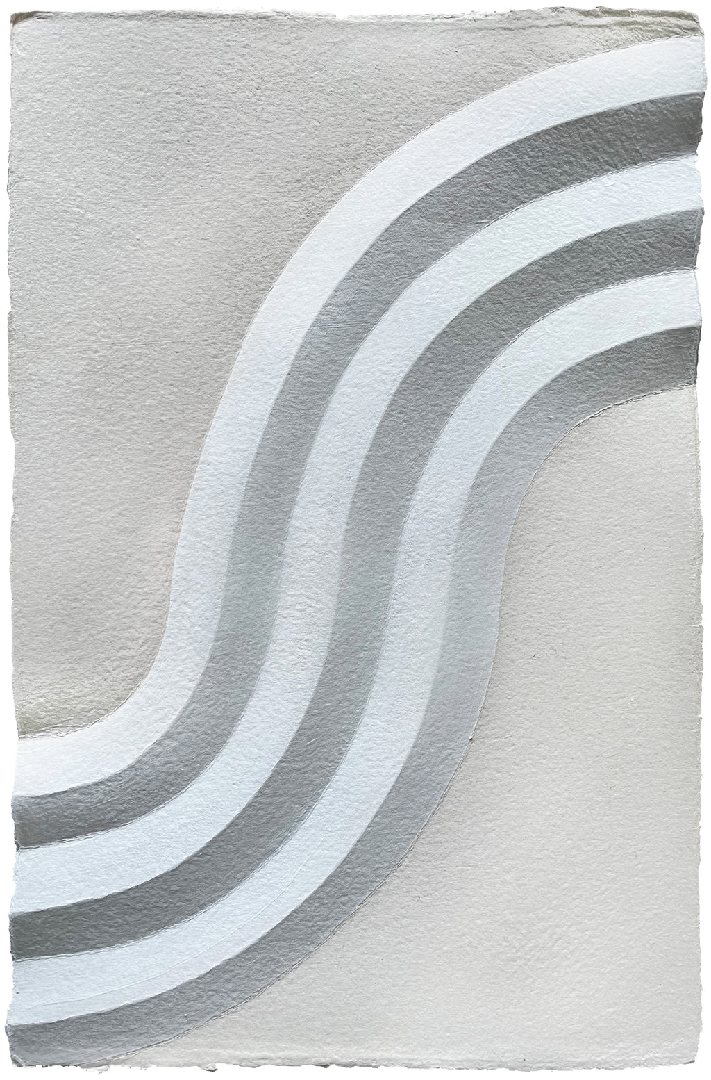 Painting by Christina Flowers titled "Shadow and Light - W4" - 2.