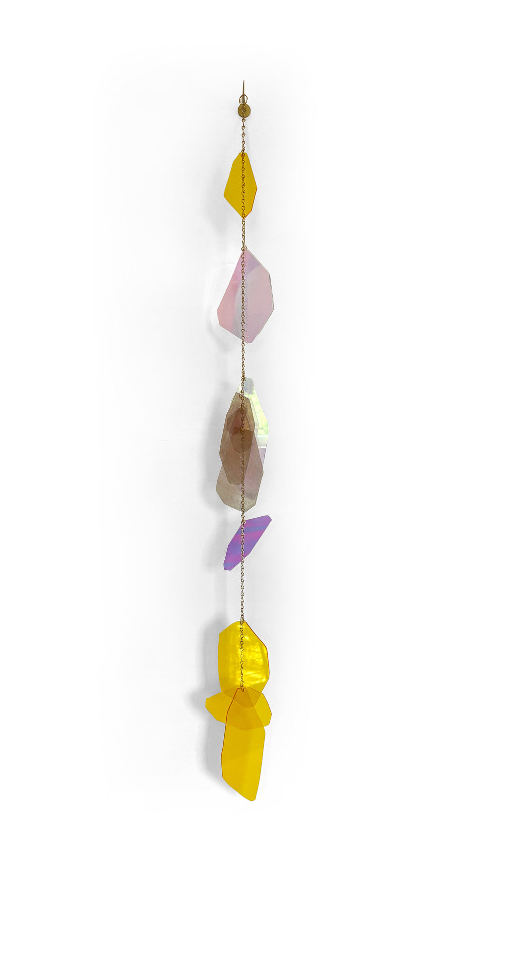 Sculpture by Christina Watka titled "Yellow Light Totem No. 7" - 2.