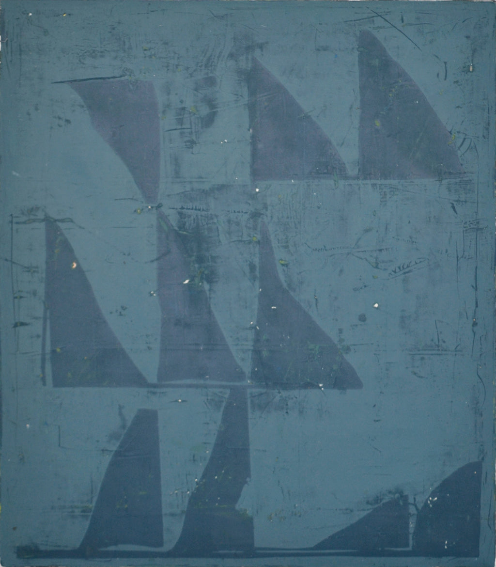 Painting by Clay Mahn titled "FN" - 2.