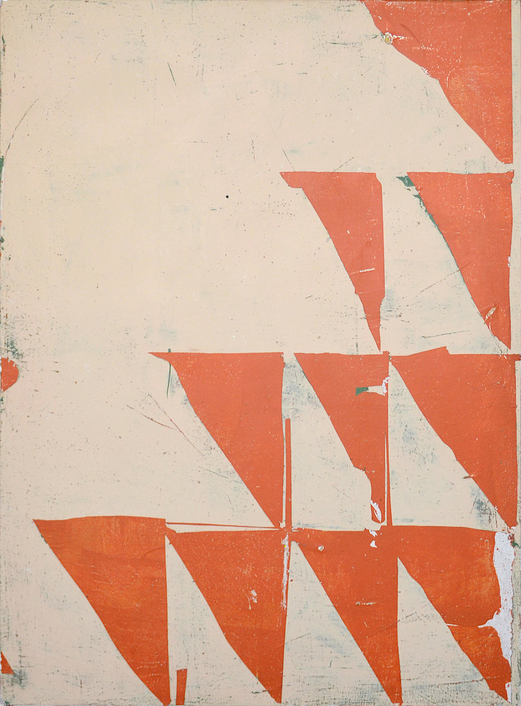 Painting by Clay Mahn titled "GN" - 2.