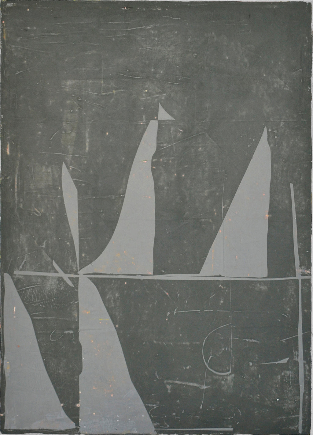Painting by Clay Mahn titled "IY" - 2.