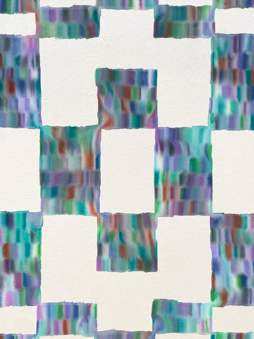 Painting by Devon Reina titled "Desolation Invites" - 3.