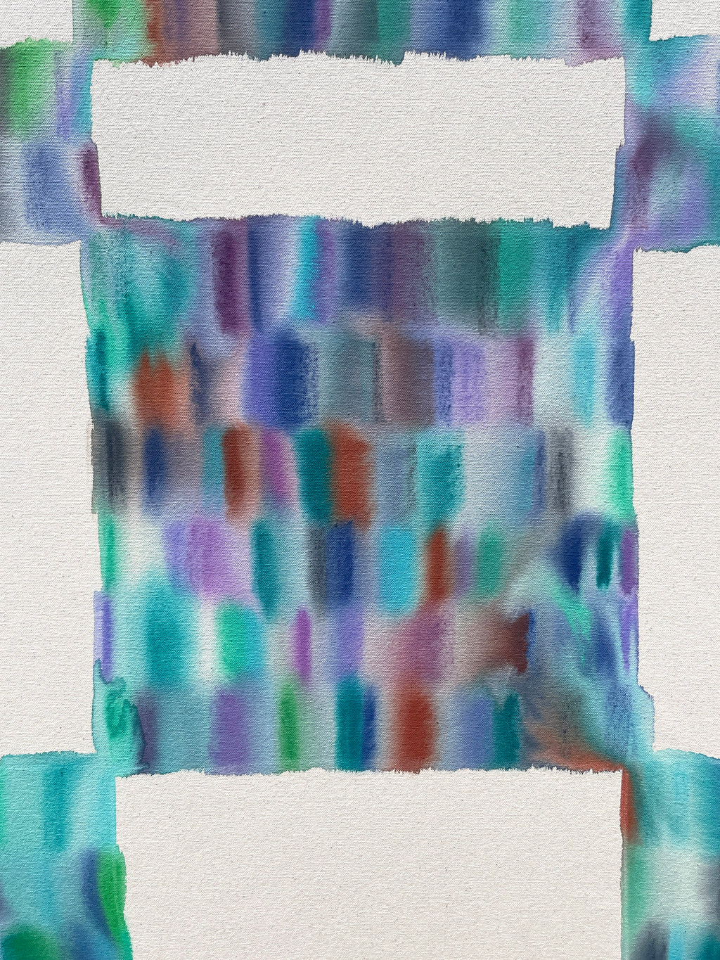 Painting by Devon Reina titled "Desolation Invites" - 4.