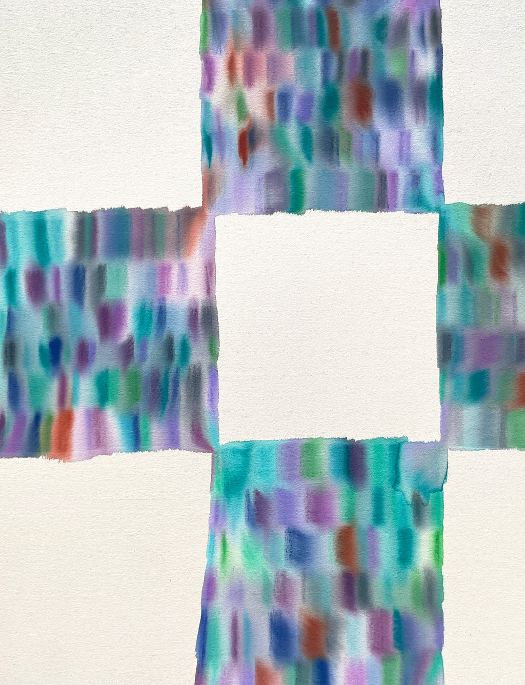 Painting by Devon Reina titled "Desolation Invites" - 5.