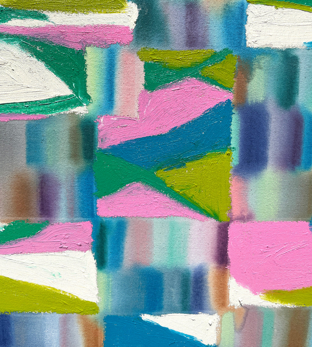 Painting by Devon Reina titled "First Words" - 5.