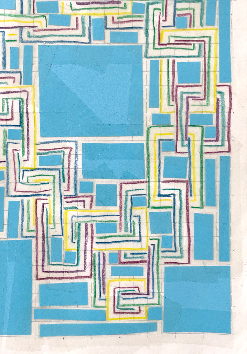 Drawing by Devon Reina titled "Free Throw in Retrograde (Sketchbook Series)" - 5.