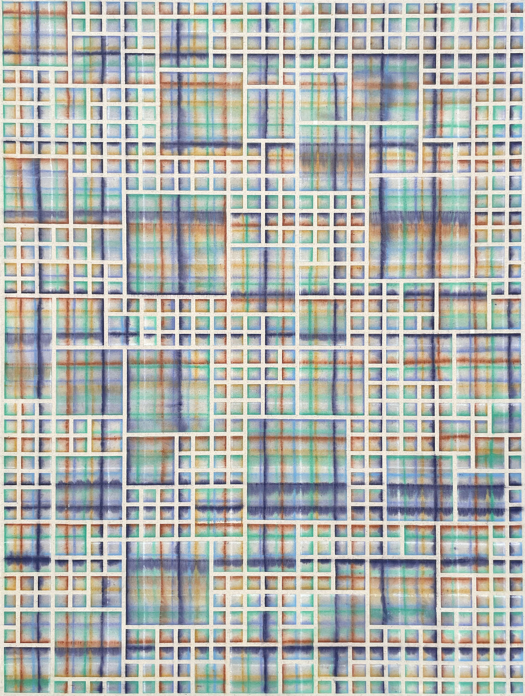 Painting by Devon Reina titled "Net, Set, Maelstrom" - 5.