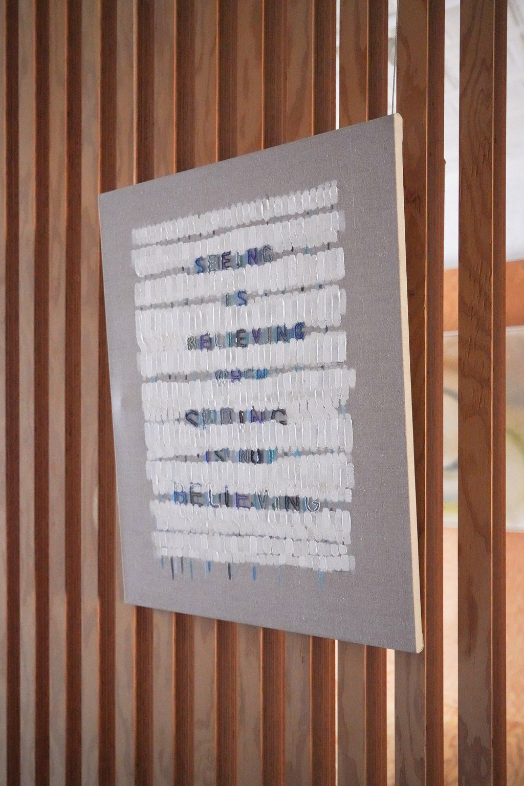 Mixed Media by Gail Tarantino titled "Seeing is Believing" - 5.