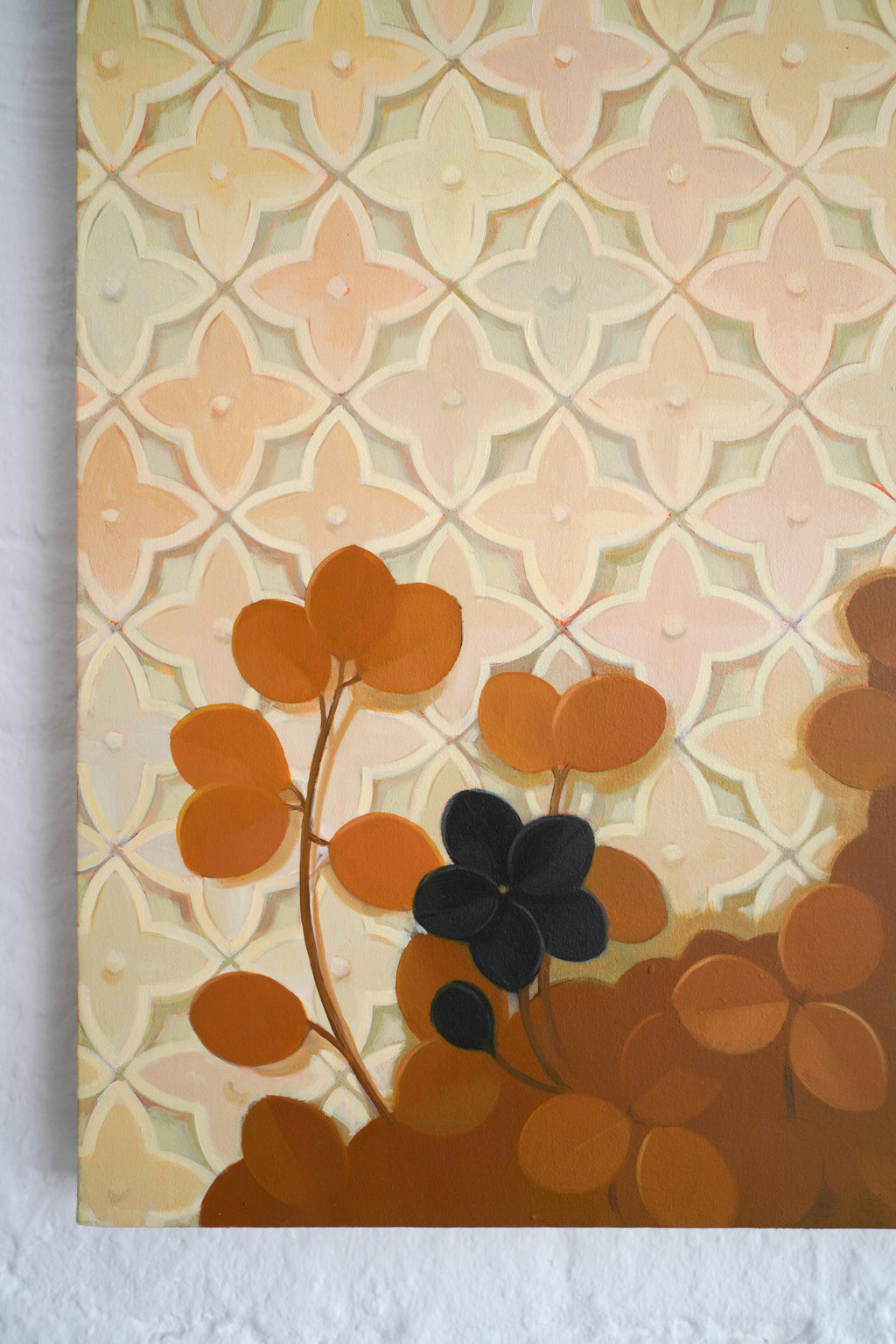 Painting by Lucía Rodríguez Pérez titled "Untitled (tiled wall)" - 7.