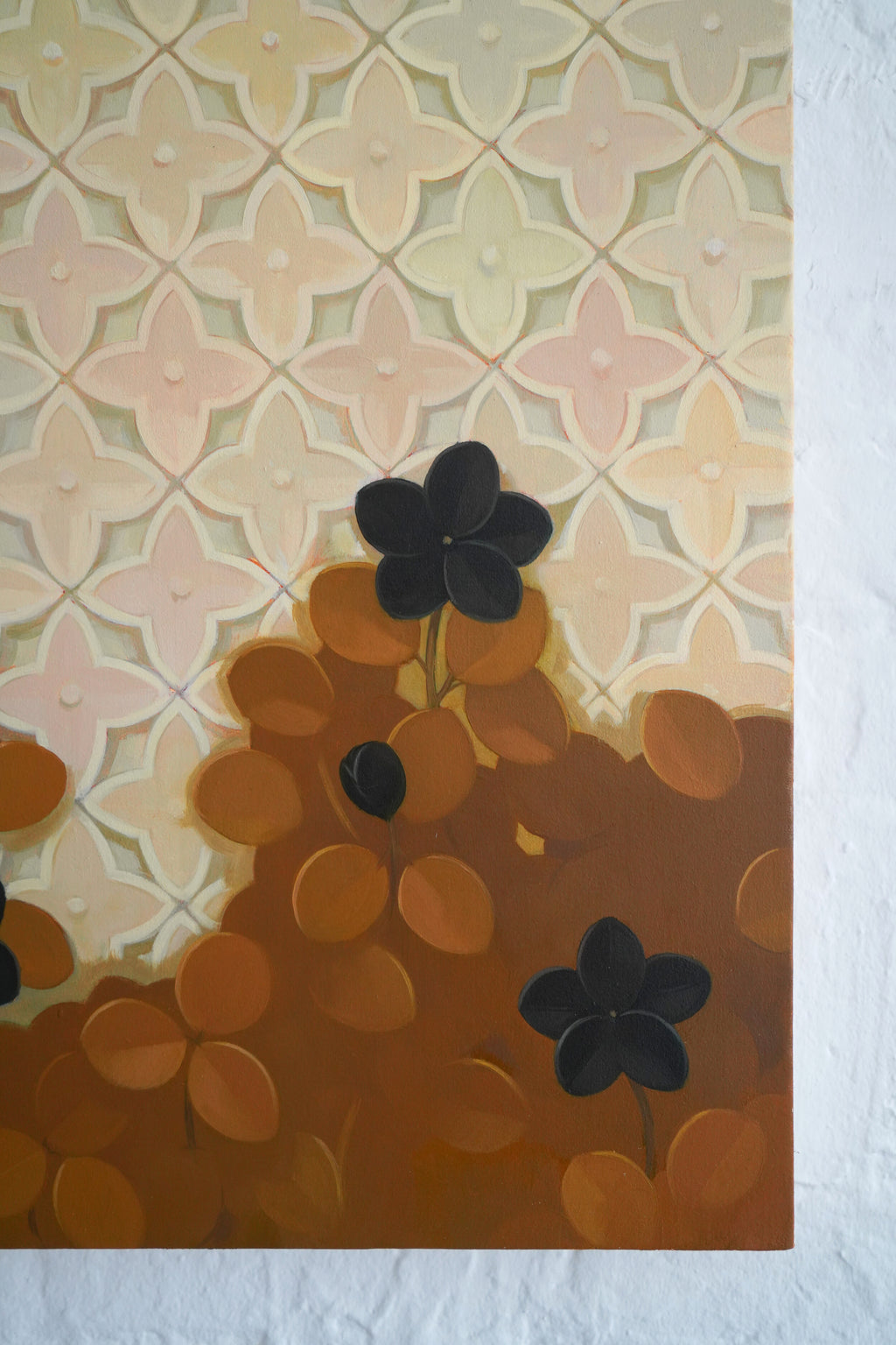 Painting by Lucía Rodríguez Pérez titled "Untitled (tiled wall)" - 8.
