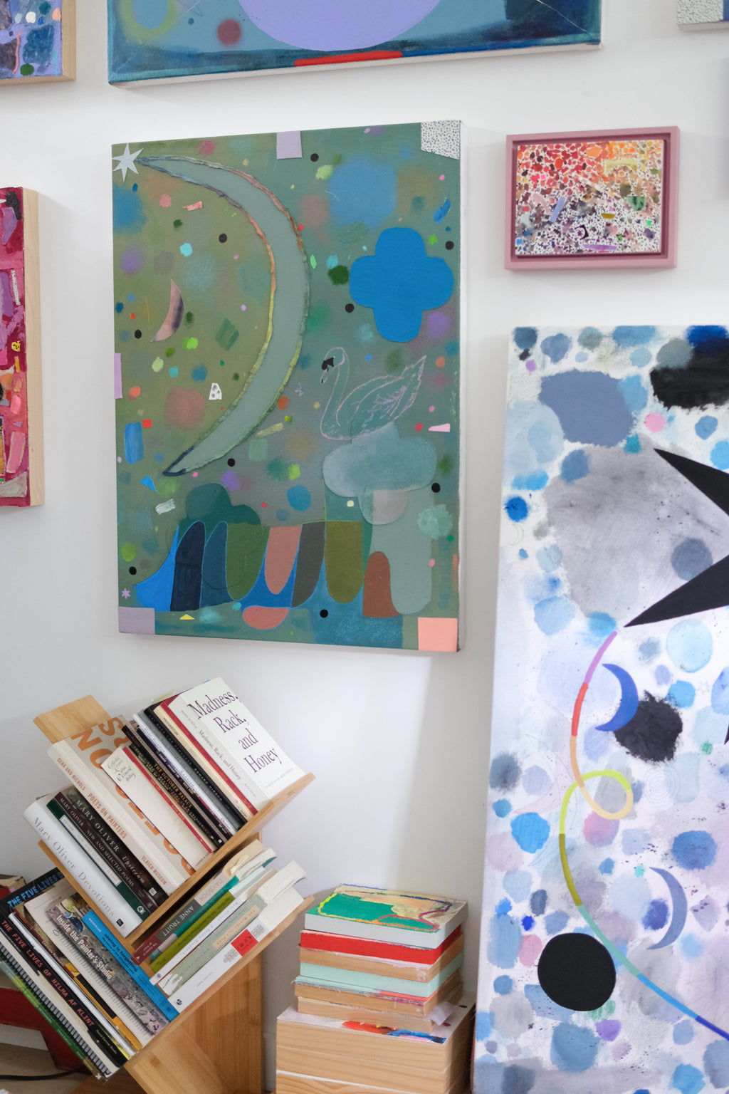 Painting by Ashely Peifer titled "mythopoesis" - 3.