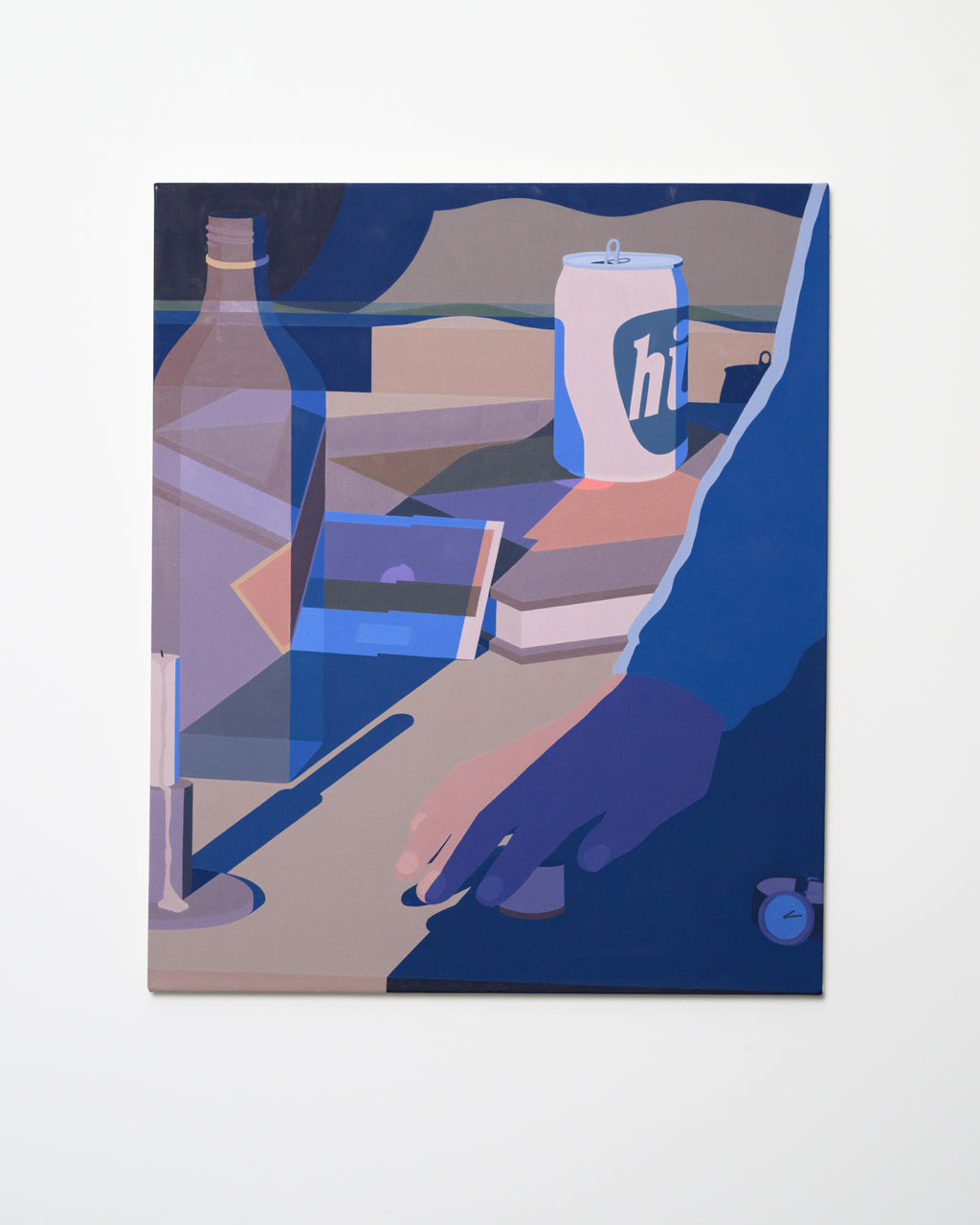 Painting by Adrian Kay Wong titled "Miss (Hite)" - 7.