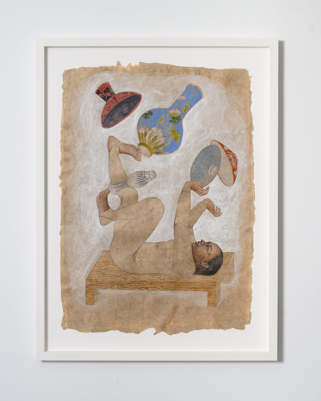 Drawing by Fay Ku titled "Juggler" - 10.