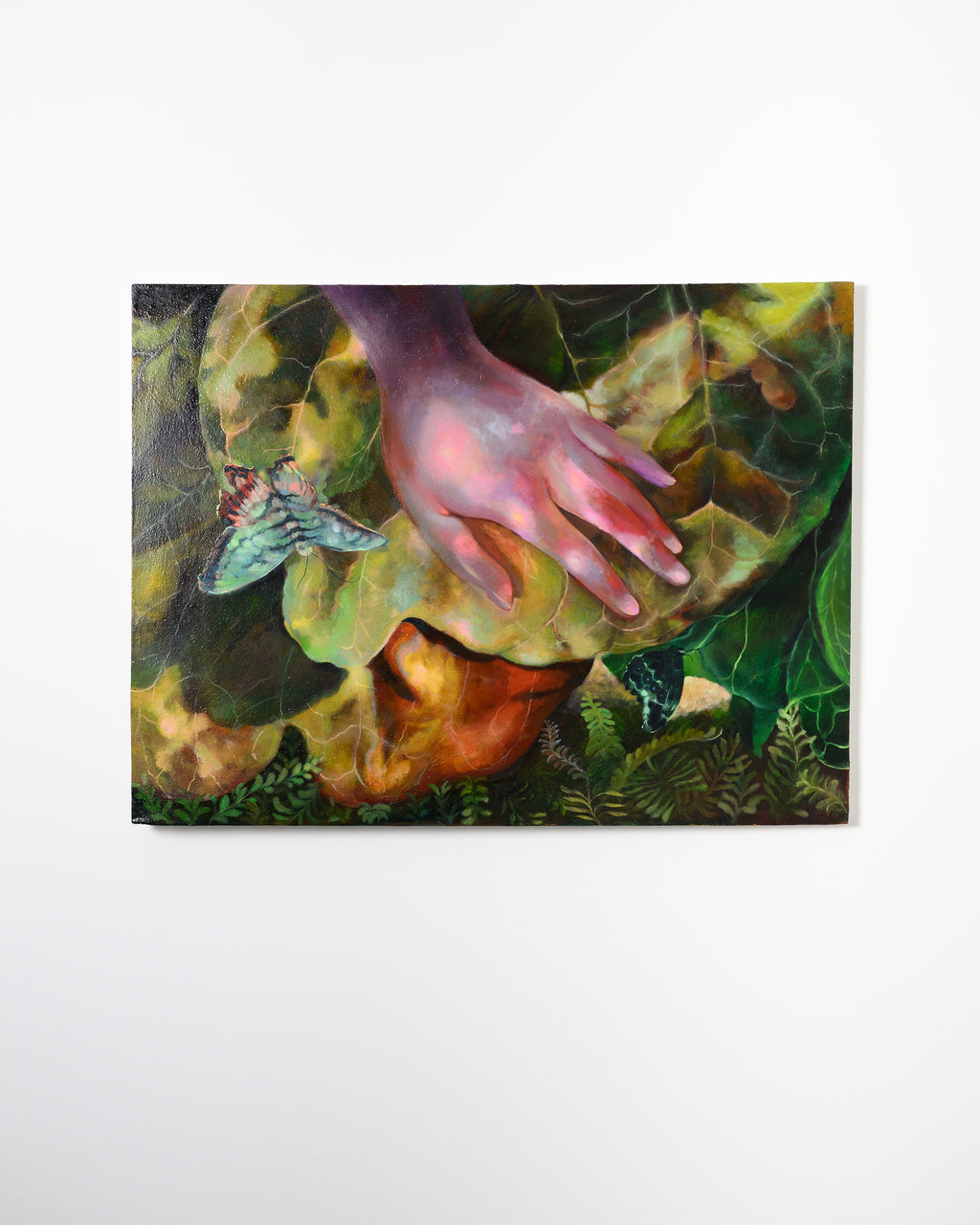 Painting by Nefertiti Jenkins titled "Gentle Transgression" - 6.