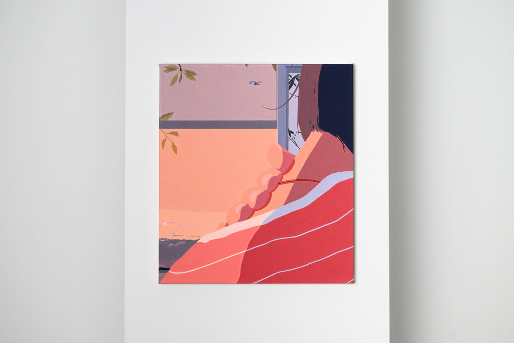 Painting by Adrian Kay Wong titled "Neck" - 3.
