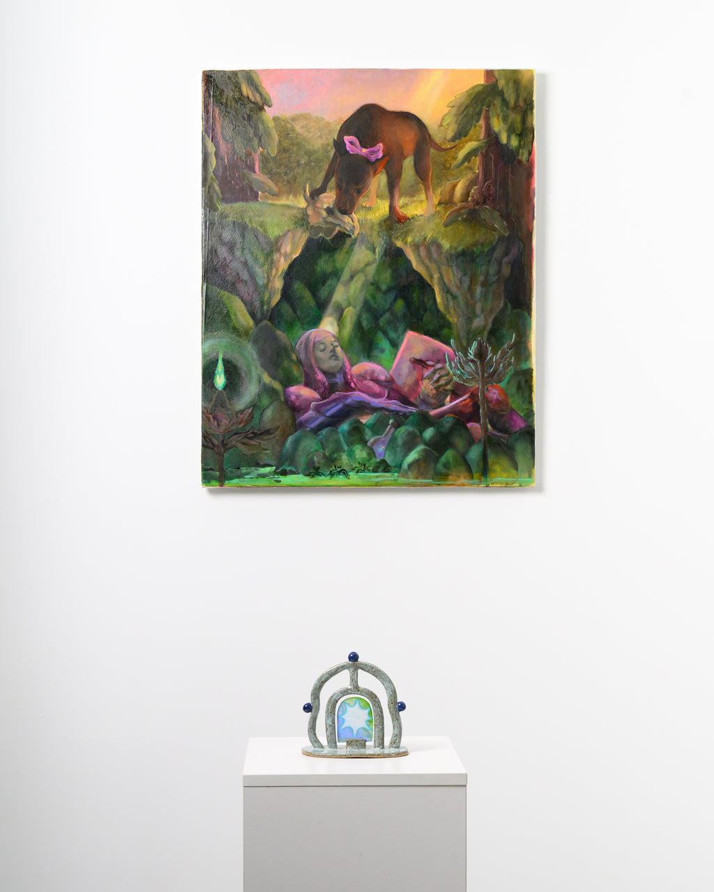 Painting by Nefertiti Jenkins titled "Shallow Grave" - 8.