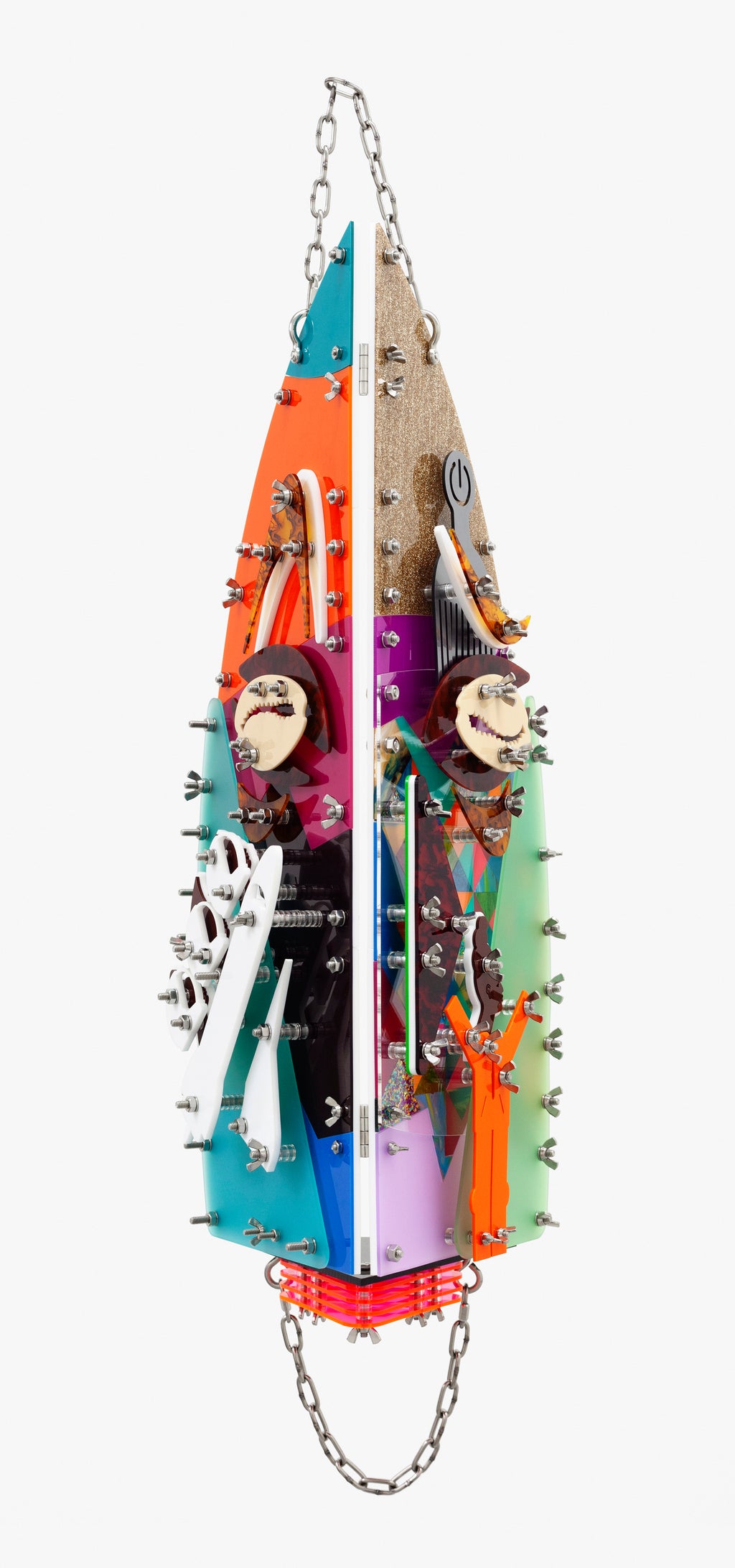 Sculpture by Damien Davis titled "To the Moon (Blackamoors Collages #470)" - 2.