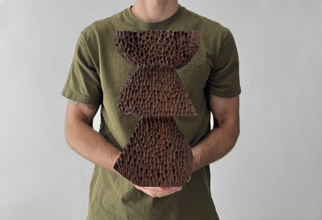 Sculpture by Dan Covert titled "Adjacent (Maquette)" - 3.