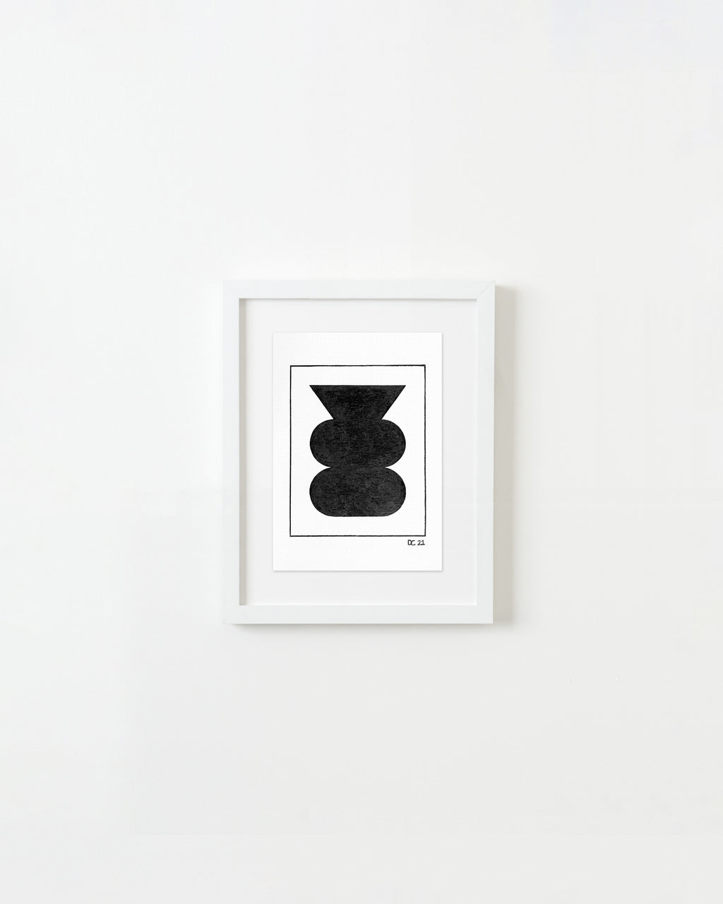 Drawing by Dan Covert titled "Accommodate (Sketch)" - 3.
