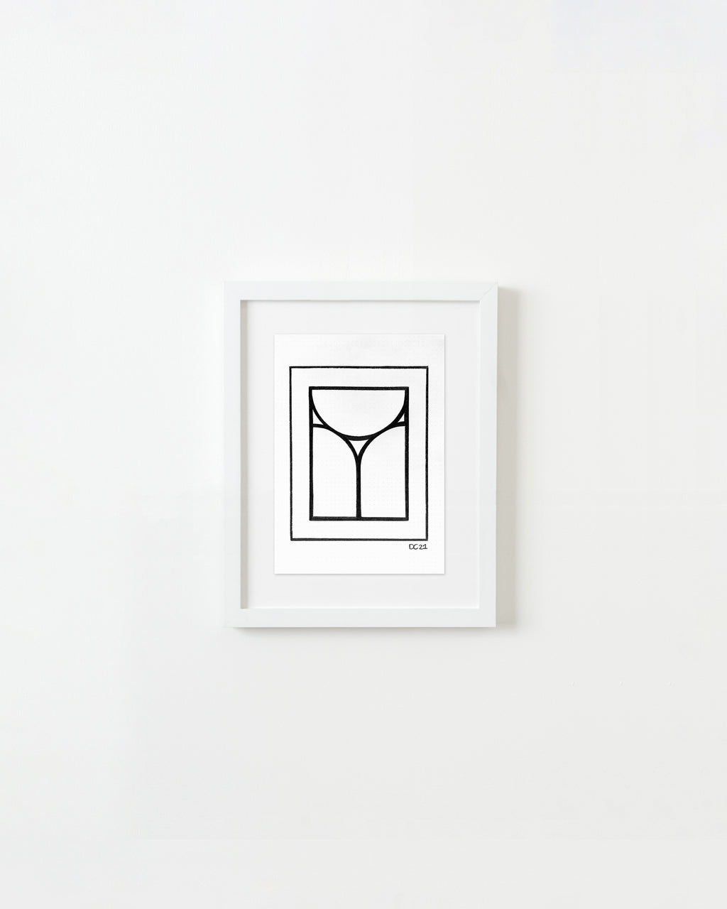 Drawing by Dan Covert titled "Affirm (Sketch)" - 3.