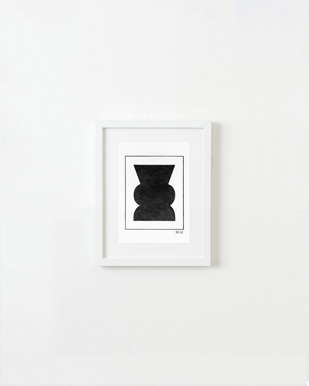 Drawing by Dan Covert titled "Distinct (Sketch)" - 3.