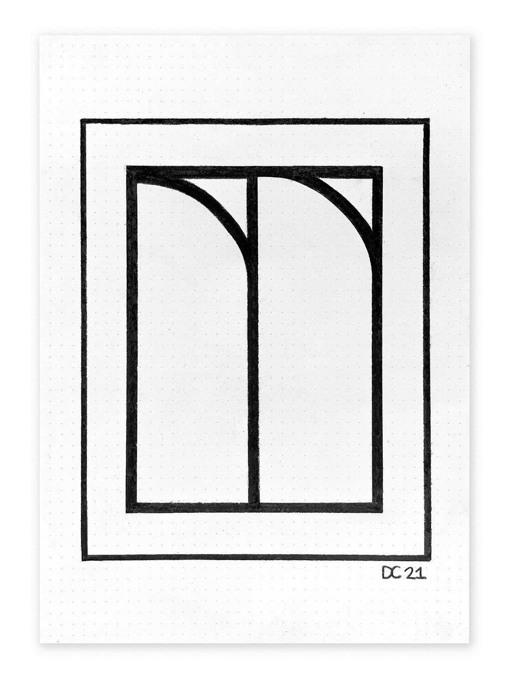 Drawing by Dan Covert titled "Respond (Sketch)" - 2.