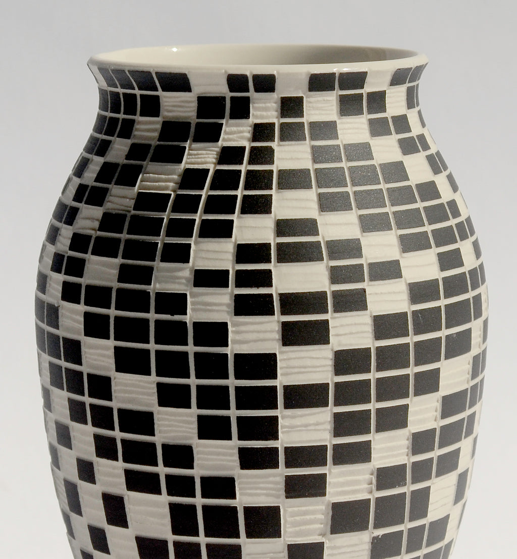 Sculpture by Dana Bechert titled "Crossword Vase" - 5.