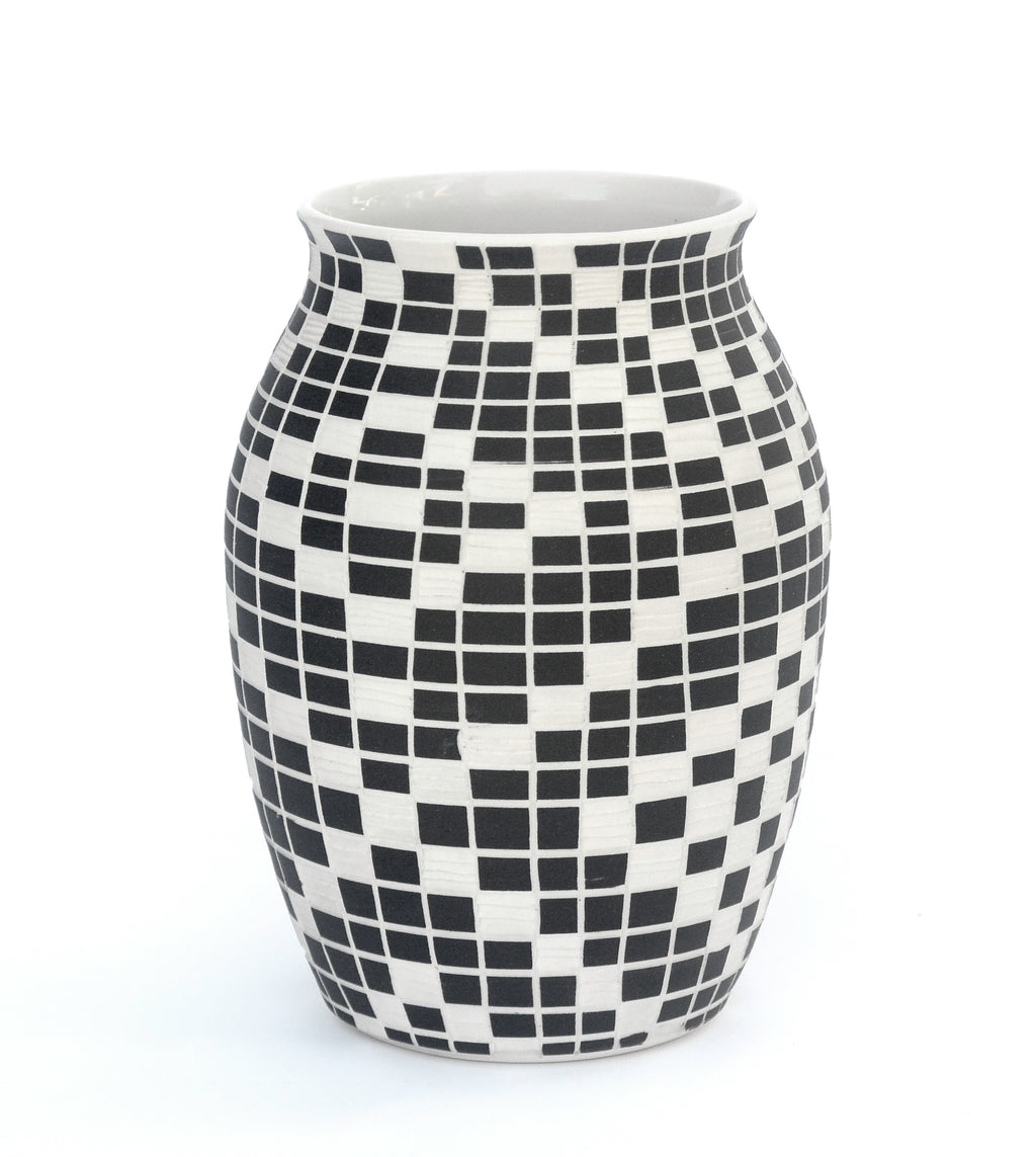Sculpture by Dana Bechert titled "Crossword Vase" - 2.