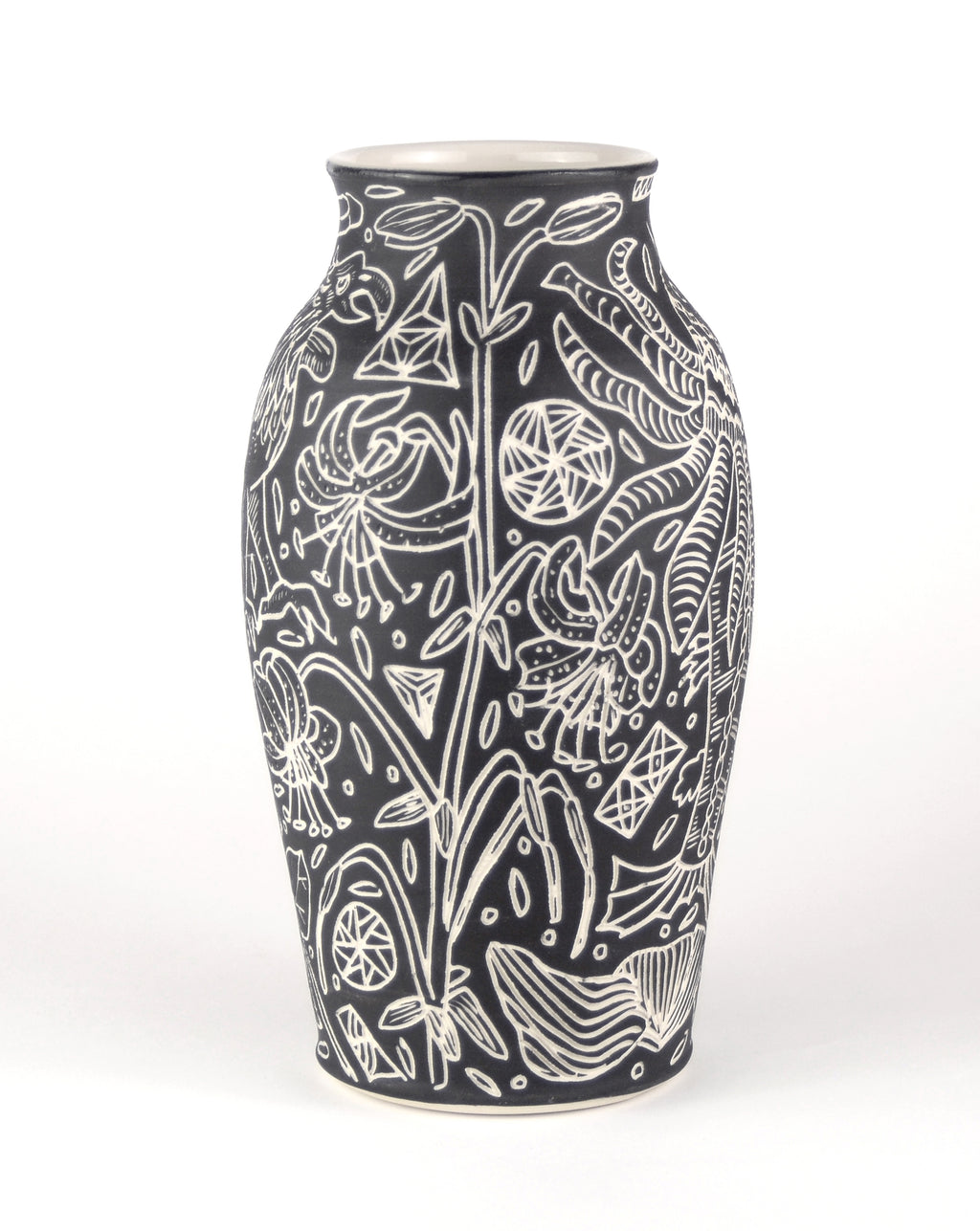 Sculpture by Dana Bechert titled "Fantasy Creatures Vase" - 5.