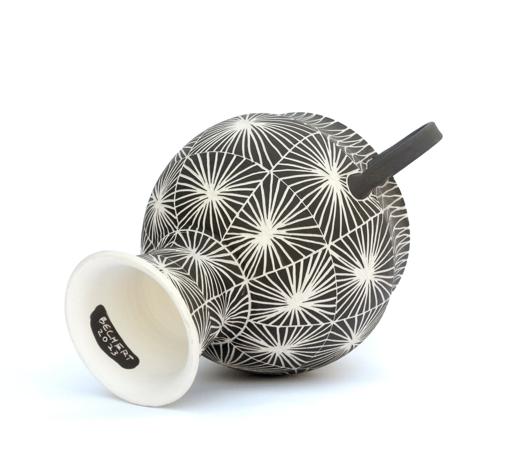 Sculpture by Dana Bechert titled "Footed Firework Urn" - 4.